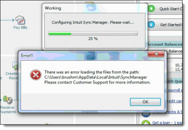 QuickBooks Sync Manager Not Working Error