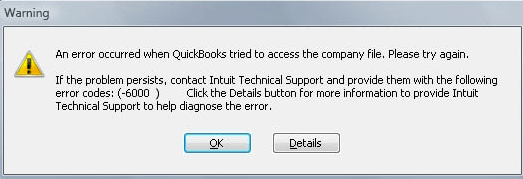 quickbooks error 6000